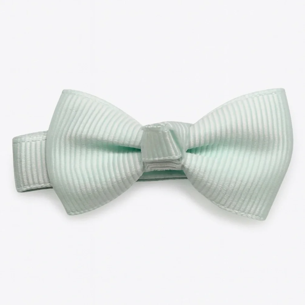 Light Seafoam Grosgrain Hair Bow